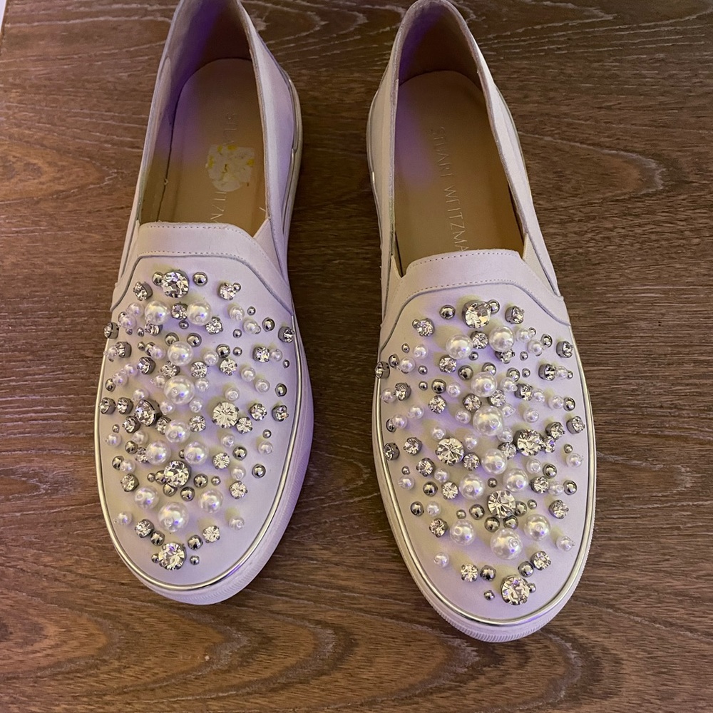 STUART WEITZMAN! Slip on loafers